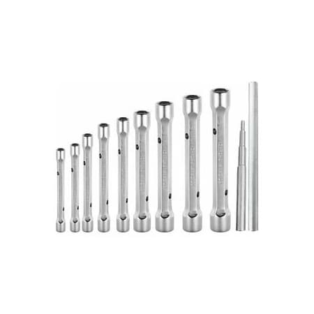 Holex 11 Pc Tubular Box Wrench Set, 6X7 mm 21X23 mm 620602 11